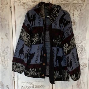 Alpaca button up sweater!